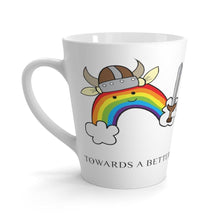Load image into Gallery viewer, Rainbow Viking Latte mug (12 oz) - The Rainbow Quest! Treasure Chest