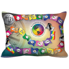 Load image into Gallery viewer, Outdoor Pillows with a Rainbow Quest! Attitude - The Rainbow Quest! Treasure Chest