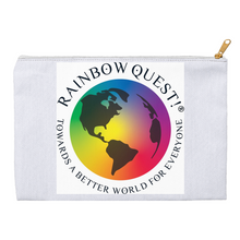 Load image into Gallery viewer, Zippered Treasure Pouch with Better World Globe - The Rainbow Quest! Treasure Chest