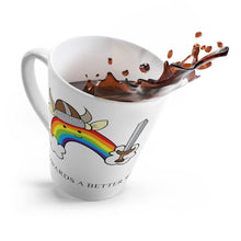 Load image into Gallery viewer, Rainbow Viking Latte mug (12 oz) - The Rainbow Quest! Treasure Chest