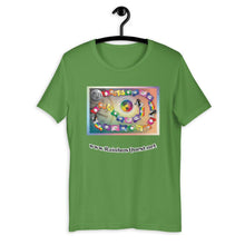 Load image into Gallery viewer, Rainbow Quest! game board Short-Sleeve Unisex T-Shirt - The Rainbow Quest! Treasure Chest