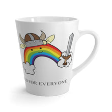 Load image into Gallery viewer, Rainbow Viking Latte mug (12 oz) - The Rainbow Quest! Treasure Chest
