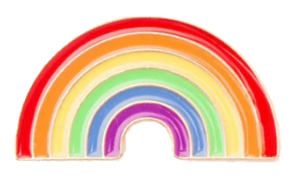 Enamel Rainbow Pin - The Rainbow Quest! Treasure Chest
