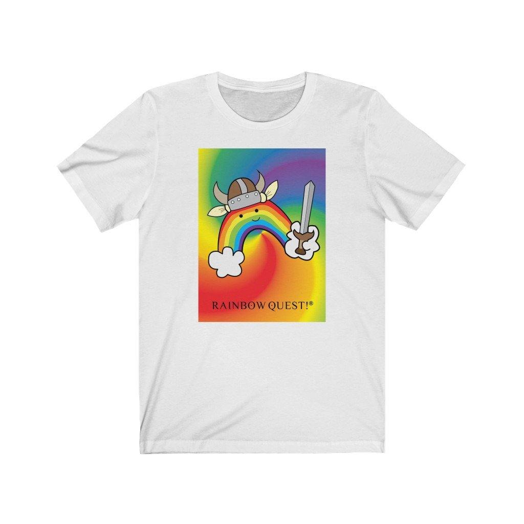 Rainbow Viking Unisex Jersey Short Sleeve Tee - The Rainbow Quest! Treasure Chest