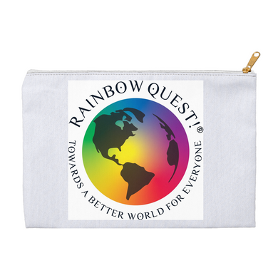 Zippered Treasure Pouch with Better World Globe - The Rainbow Quest! Treasure Chest