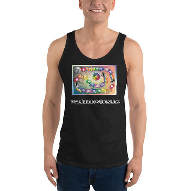 Rainbow Quest! game board (Gender Neutral) Tank Top - The Rainbow Quest! Treasure Chest