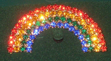 Dazzling Rainbow Rhinestone Pin - The Rainbow Quest! Treasure Chest